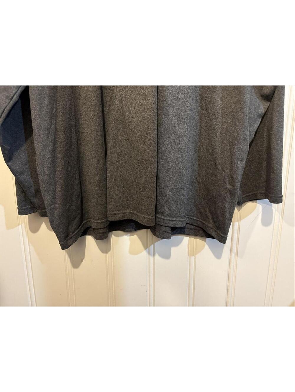 Lot of 2 Under Armour HeatGear Mens Long Sleeve 1/4 Zip Pullover Shirts Gray 3XL - Picture 4 of 9